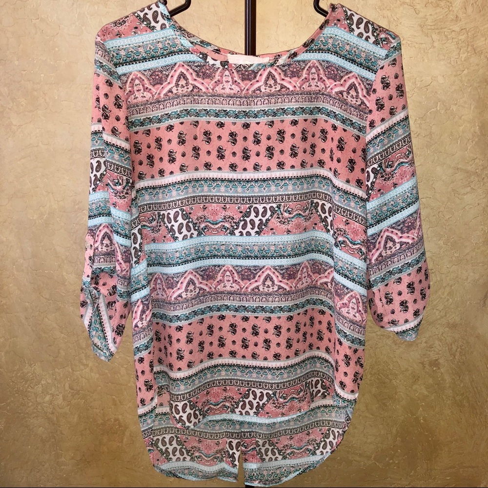 🧡 PINK REPUBLIC PAISLEY PRINT TOP 🧡